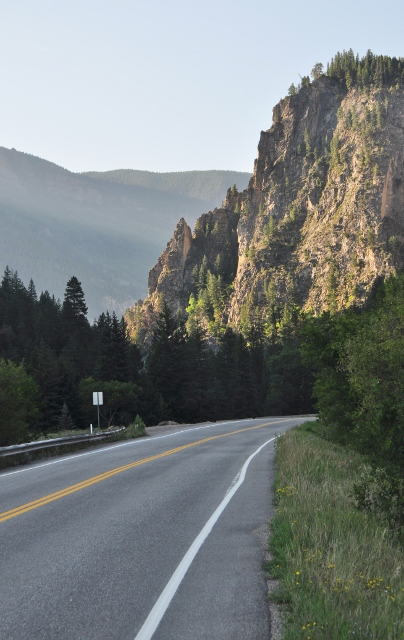 the Highway 133  heading south to Redstone